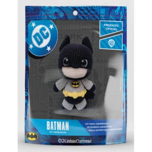 KIT CORRENTE AMIGURUMI DC BATMAN