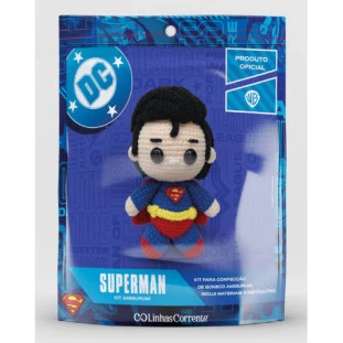 KIT CORRENTE AMIGURUMI DC SUPERMAN