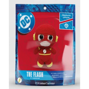 KIT CORRENTE AMIGURUMI DC FLASH