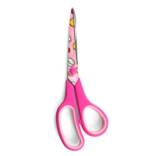 TESOURA CIRCULO COMFORT 8,5  EST30 ROSA