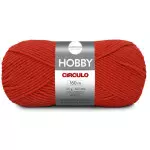 Fio Circulo Hobby 500G Cor 3583 Fogo Vermelho