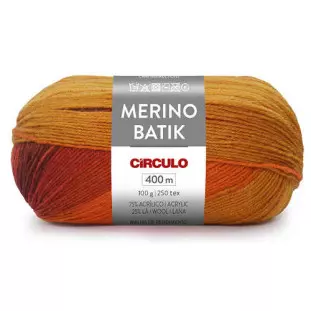 FIO CIRCULO MERINO BATIK 100G
