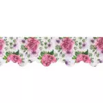 Bordado Marilda 93 Estamp 3,4Cm C/10M Cor 1122 Florata Rosa