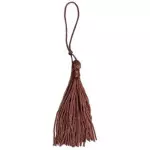 Pingente Seda Imp Luli 7.5cm C/10 Cor 059 - Marrom