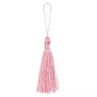 Pingente Seda Imp Luli 7.5cm C/10 Cor 005 - Rosa Medio