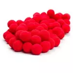 Pompom Imp Nybc 08Mm C/200 Cor 145 - Vermelho