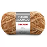 Fio Circulo Veludo Molhado 500G Cor 7154 Saibro